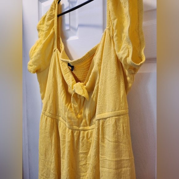 Torrid, MINI GAUZE PUFF SLEEVE SKATER DRESS, Plus Size 5X. - Picture 17 of 17